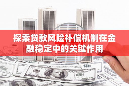 双滦探索贷款风险补偿机制在金融稳定中的关键作用