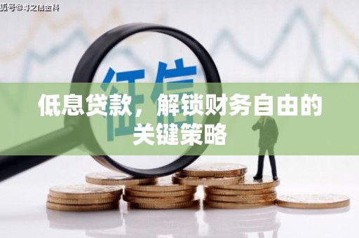 双滦低息贷款，解锁财务自由的关键策略
