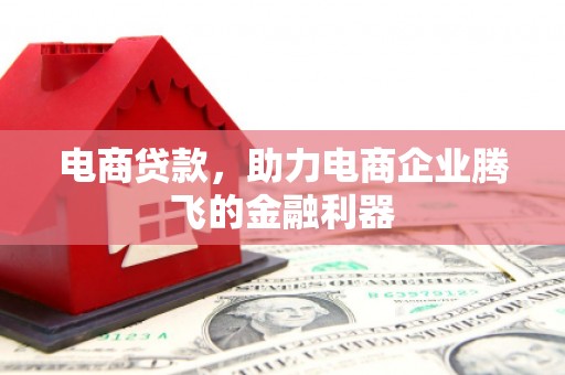 双滦电商贷款，助力电商企业腾飞的金融利器
