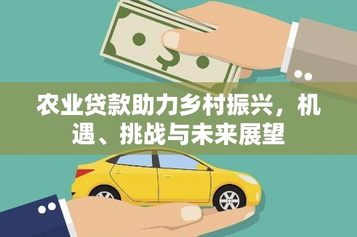 双滦农业贷款助力乡村振兴，机遇、挑战与未来展望