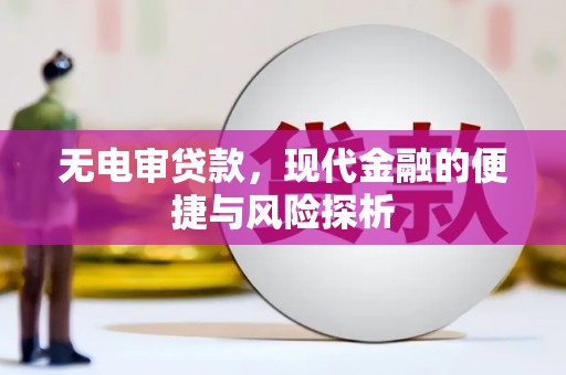 双滦无电审贷款，现代金融的便捷与风险探析