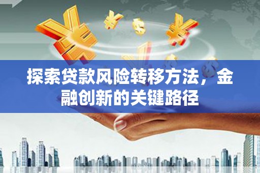 双滦探索贷款风险转移方法，金融创新的关键路径