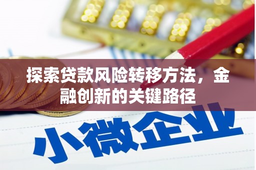 双滦探索贷款风险转移方法，金融创新的关键路径