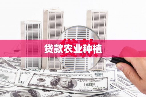 双滦贷款农业种植