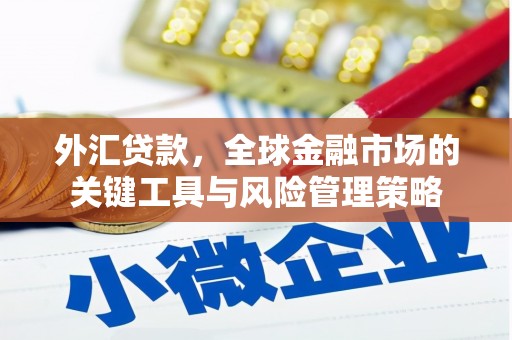 双滦外汇贷款，全球金融市场的关键工具与风险管理策略