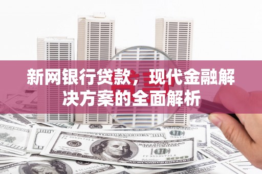 双滦新网银行贷款，现代金融解决方案的全面解析