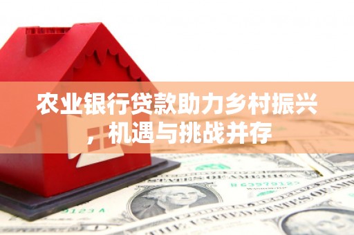 双滦农业银行贷款助力乡村振兴，机遇与挑战并存
