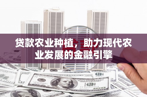 双滦贷款农业种植，助力现代农业发展的金融引擎