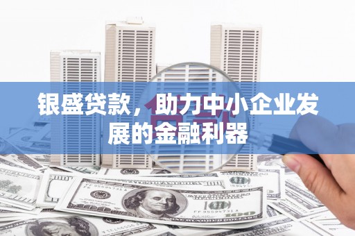 双滦银盛贷款，助力中小企业发展的金融利器