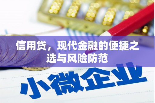 双滦信用贷，现代金融的便捷之选与风险防范
