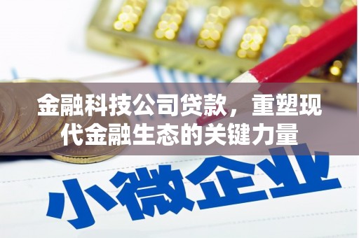 双滦金融科技公司贷款，重塑现代金融生态的关键力量
