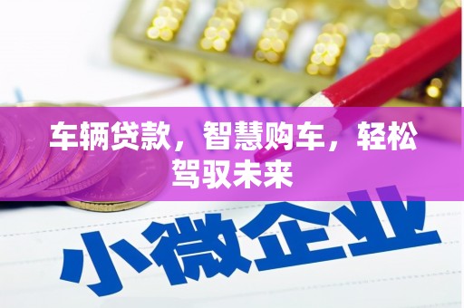 双滦车辆贷款，智慧购车，轻松驾驭未来
