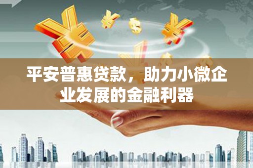 双滦平安普惠贷款，助力小微企业发展的金融利器