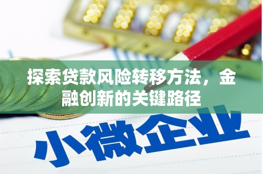 双滦探索贷款风险转移方法，金融创新的关键路径